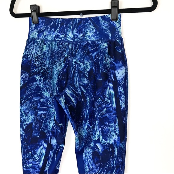 Watercolor Mossimo Workout Leggings Sz XS - Picture 8 of 8